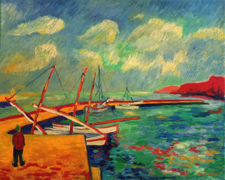 Collioure, les tartanes