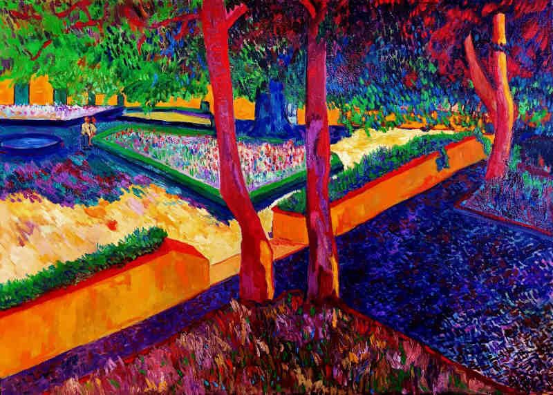 Le jardin public de Mafra