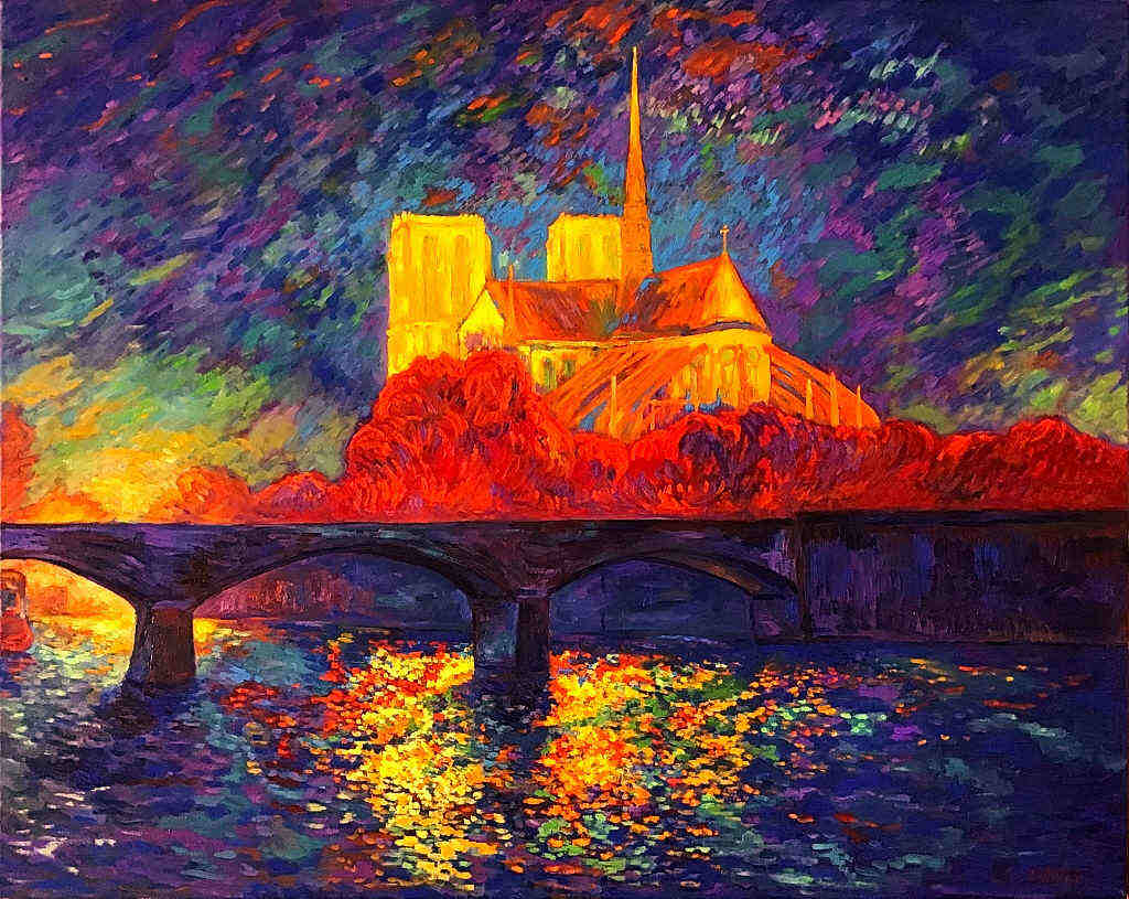 Notre Dame de Paris - Effet de nuit