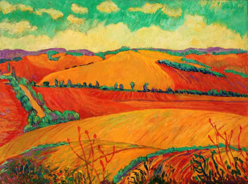 Toscane, La roite des crêtes