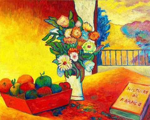 Nature morte le soir