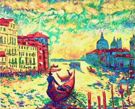 Venise, le grand canal au matin