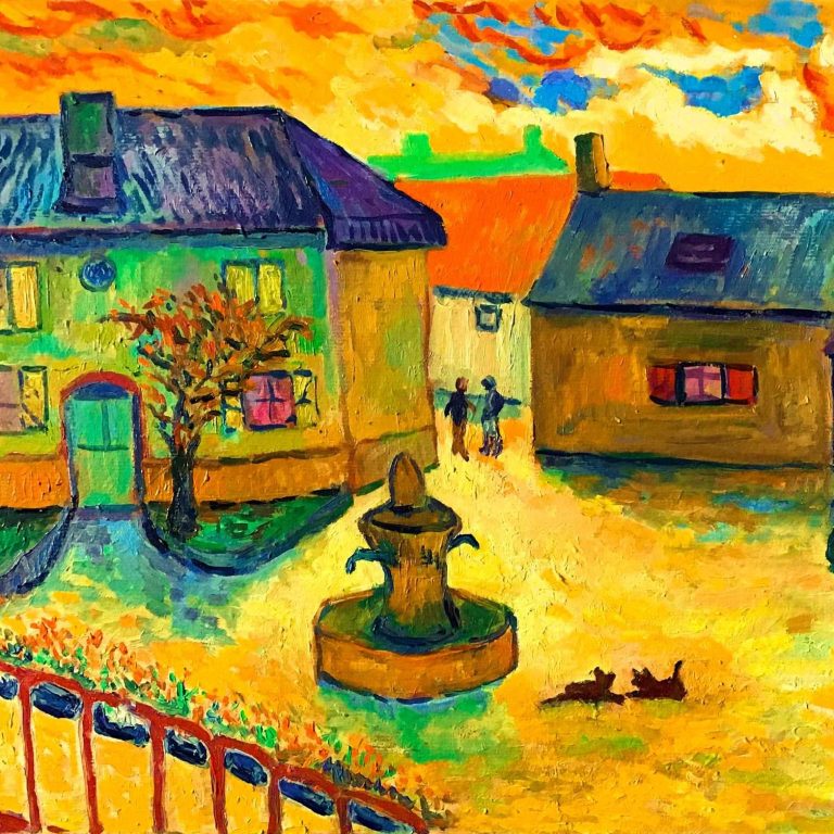 Place de village (détail)
