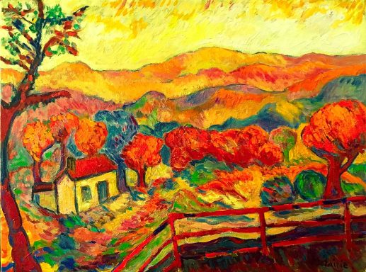 Vue sur la campagne